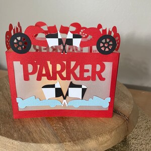 Racing Themed Birthday Table Centerpiece, Racecar Birthday Table ...