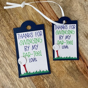 Golf Themed Gift Tag, Golf Party Favor Tag, Par-Tee Gift Tag, Golf Personalized Gift Tag, Golf Themed Party Favor Tag, Golf Party Decor
