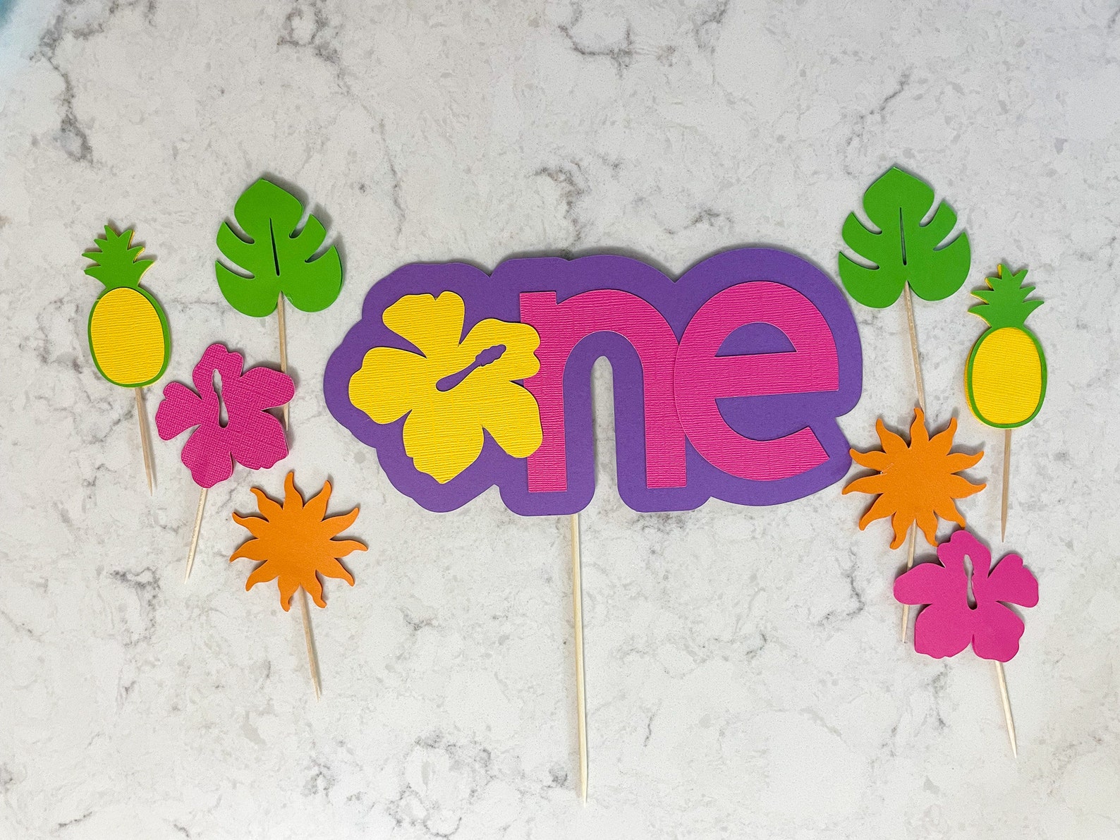 Hawaiian Themed Birthday Decorations First Birthday Decor Pack - Etsy