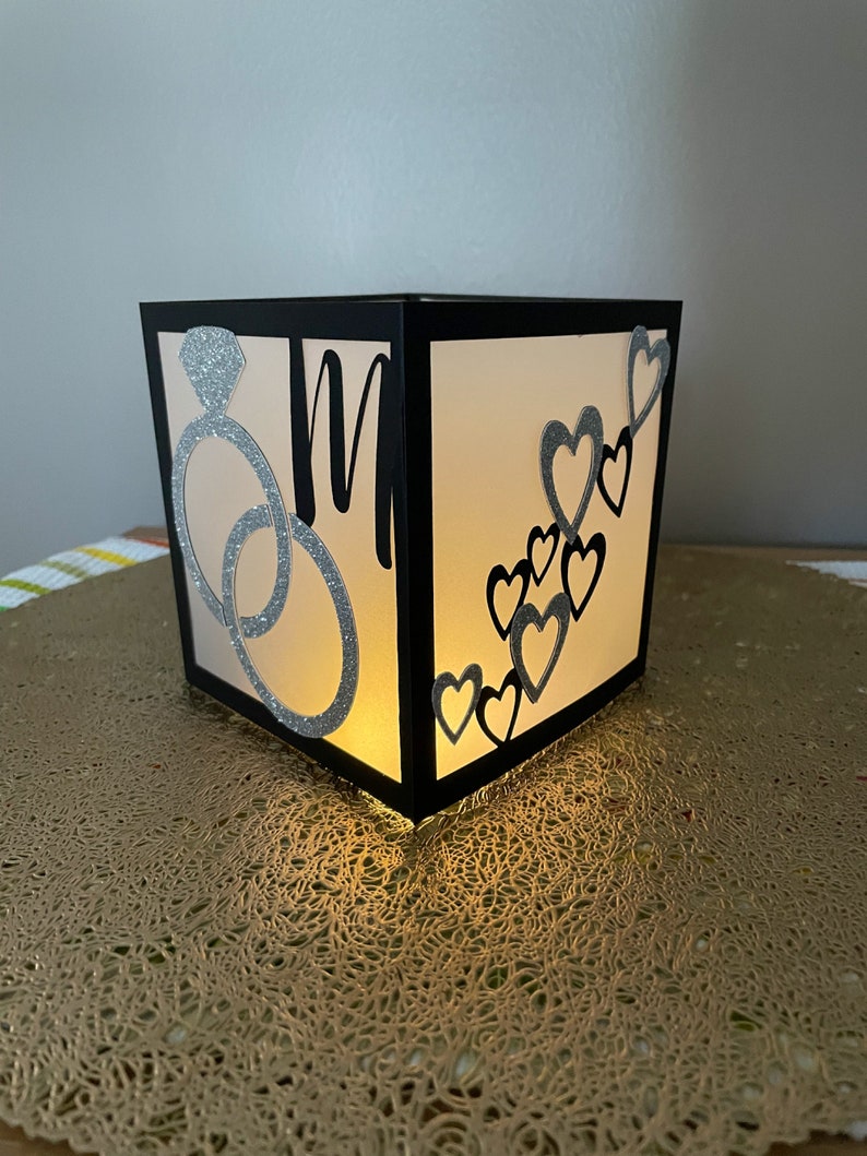 Customizable, Personalized Centerpiece, Lighted Centerpiece Set, Table