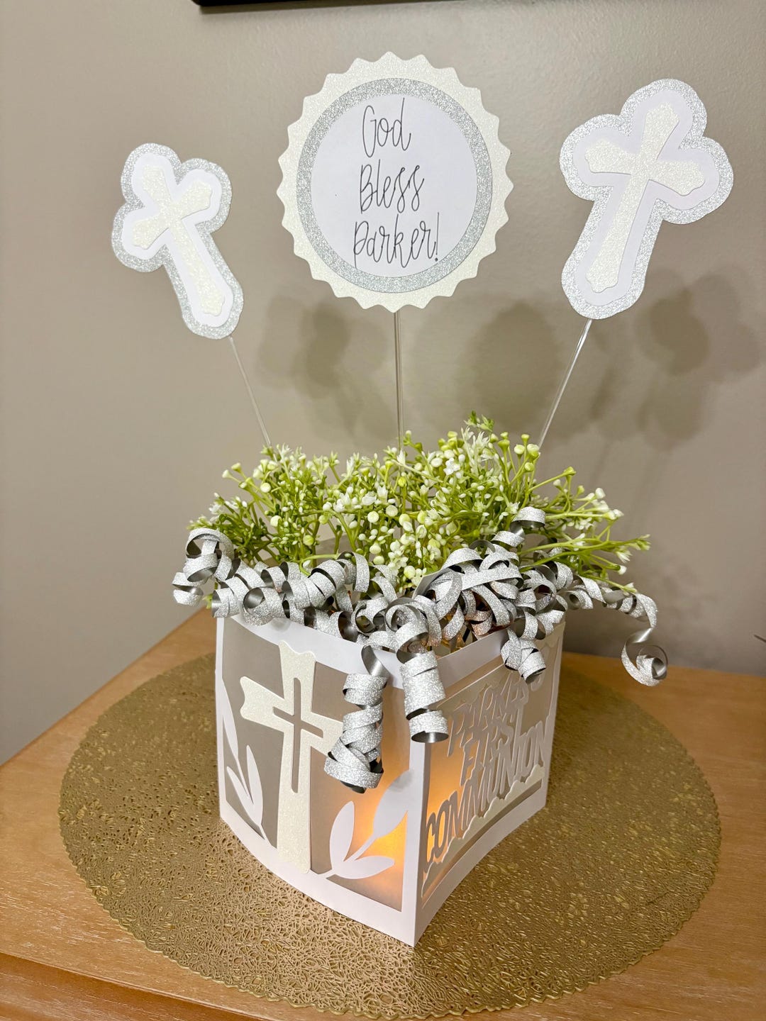 First Communion Table Decor, First Communion Table Decorations ...