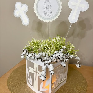First Communion Table Decor, First Communion Table Decorations, Customizable First Communion Decor, Personalized First Communion Decor