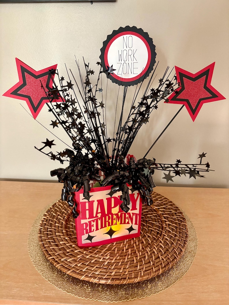 Retirement Table Decor, Retirement Party Table Decorations ...