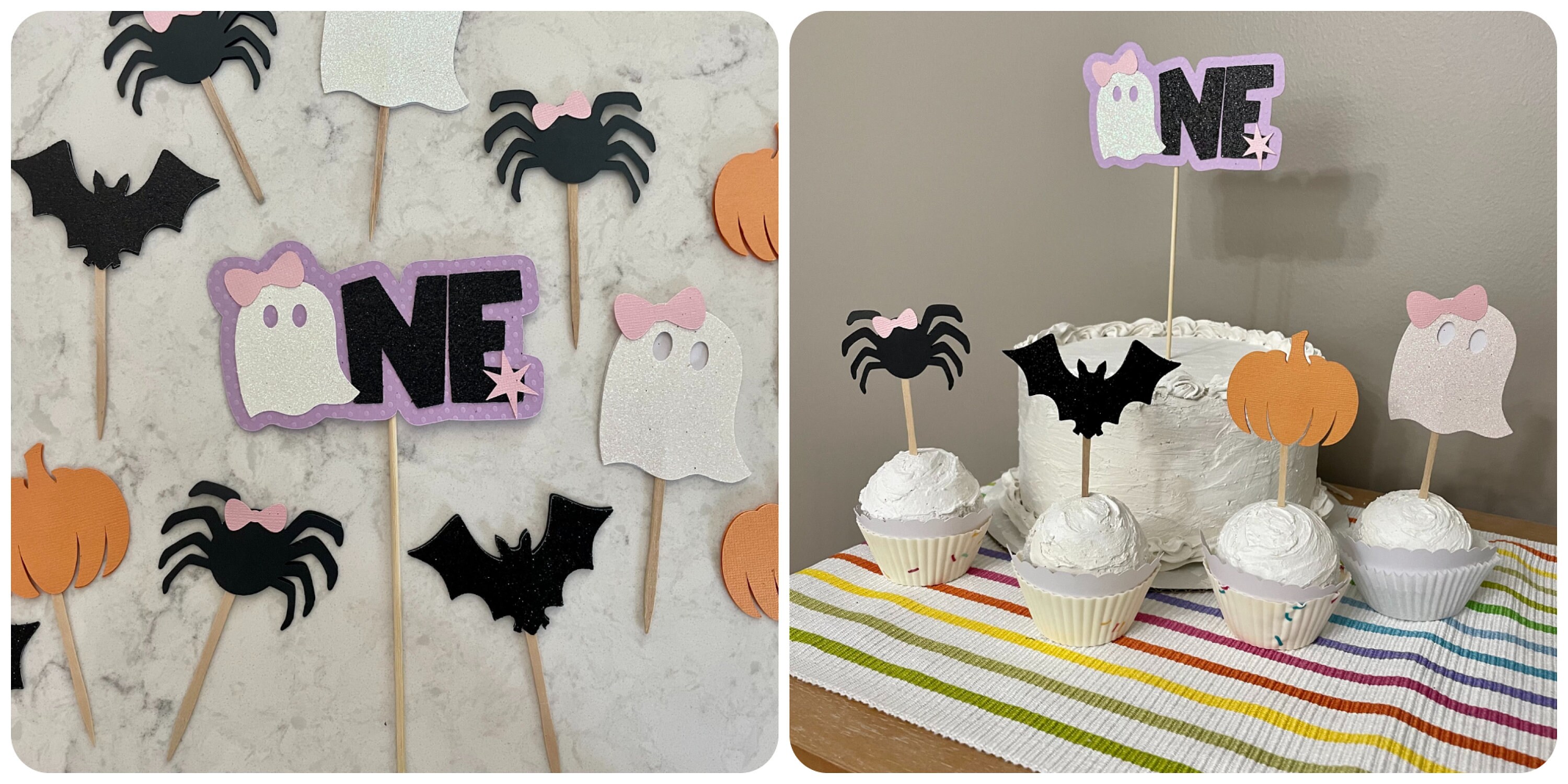 Girl Spooky Themed Birthday Decorations Spooky One First Birthday Two