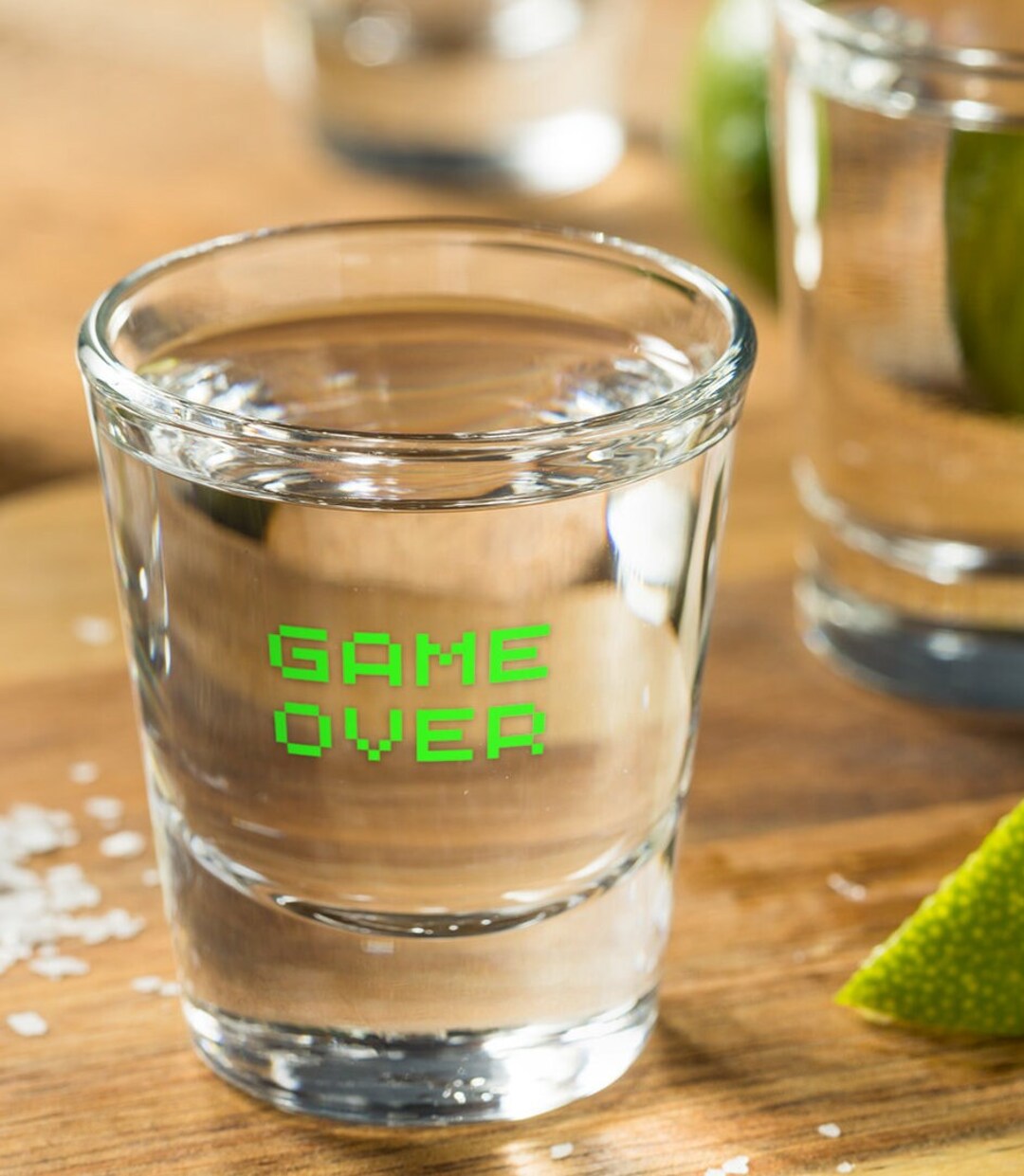 Shot Glass, Game Over, Funny Shot Glass Etsy