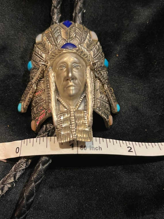 Native American Indian Chief Bolo - image 10