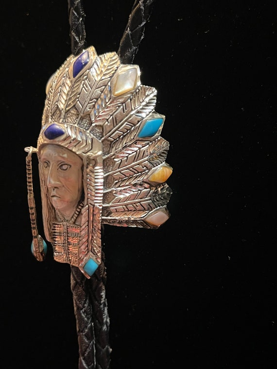 Native American Indian Chief Bolo - image 6