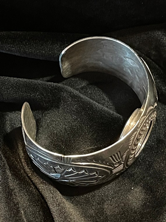 Sterling silver cuff watch - image 7