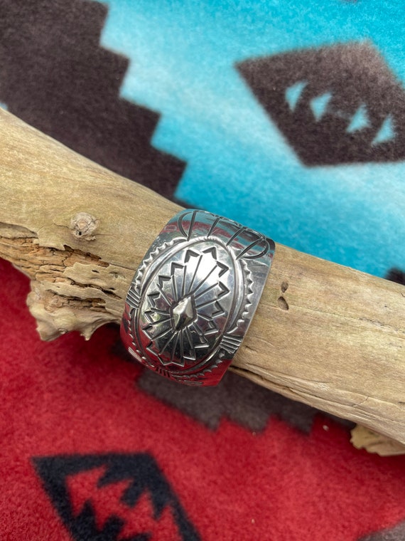 Sterling silver cuff watch - image 4