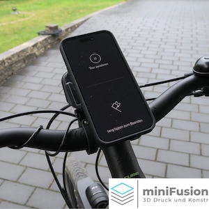 SP Connect auf SmartphoneHUB SPC oder SPC an Bosch SmartphoneHUB Alternative zu Universal Mount / 3D Druck Adapter für eBike vertikal