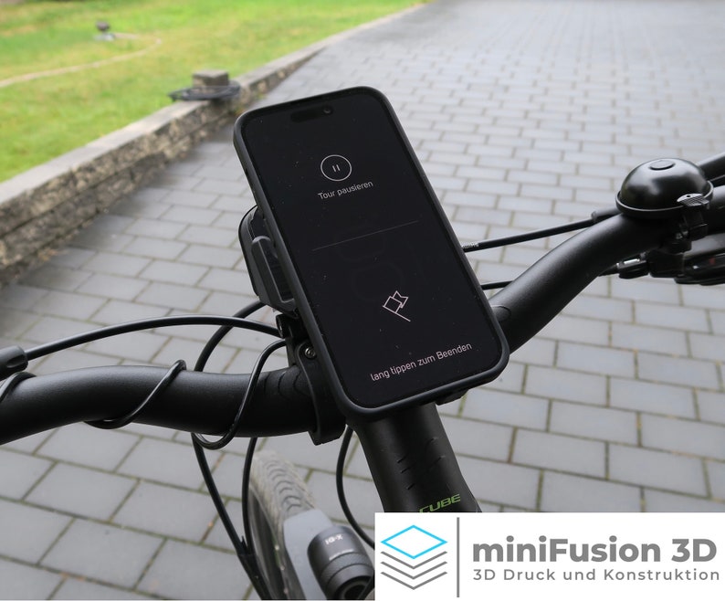 Bosch SmartphoneHUB Adapter: Direkte Anbindung an SP Connect ohne Universal Mount SPC/SPC Made in Germany e-Bike 3D-Druck vertikal