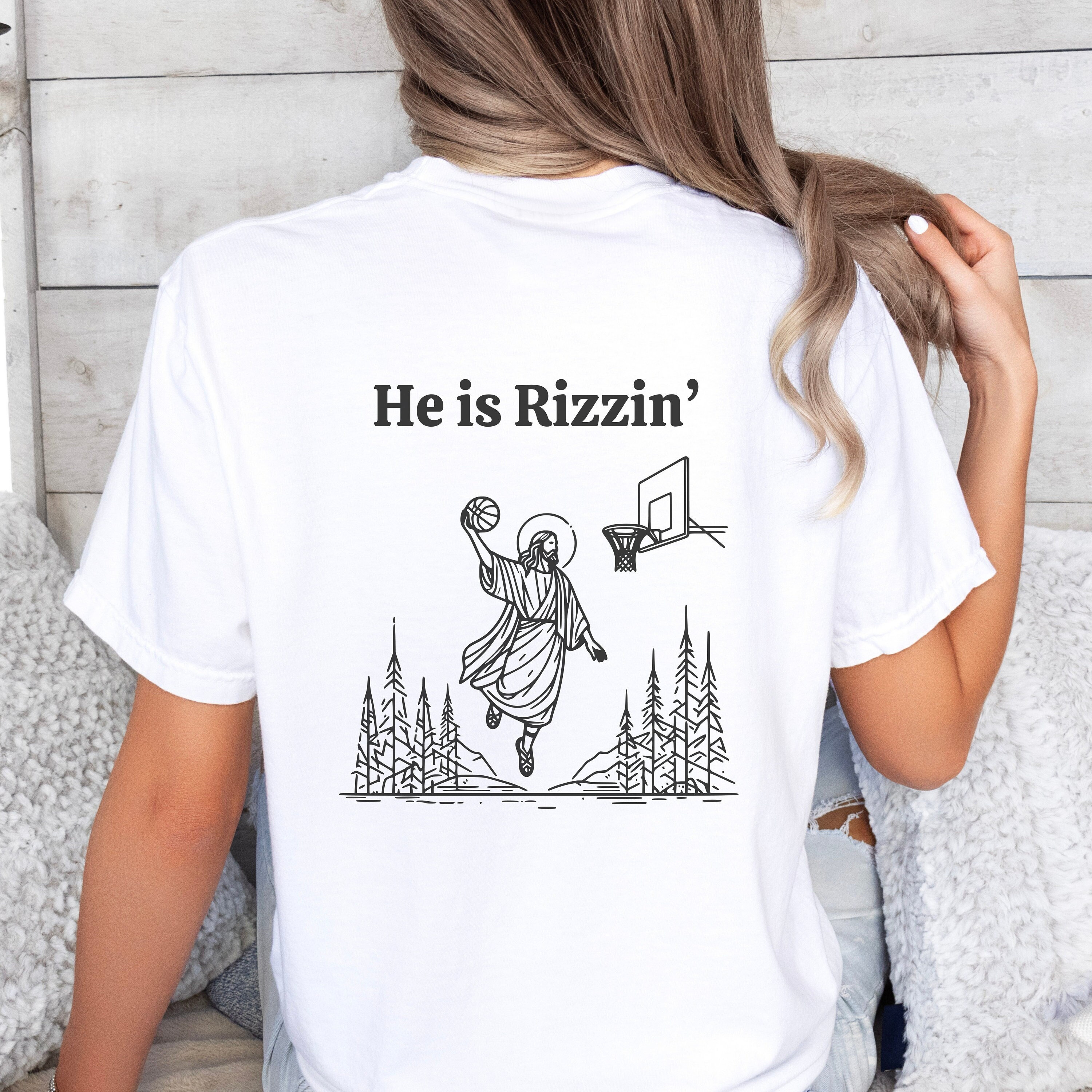 He is Rizzin' Jesus Shirt He is Rizzin' Jesus Shirt