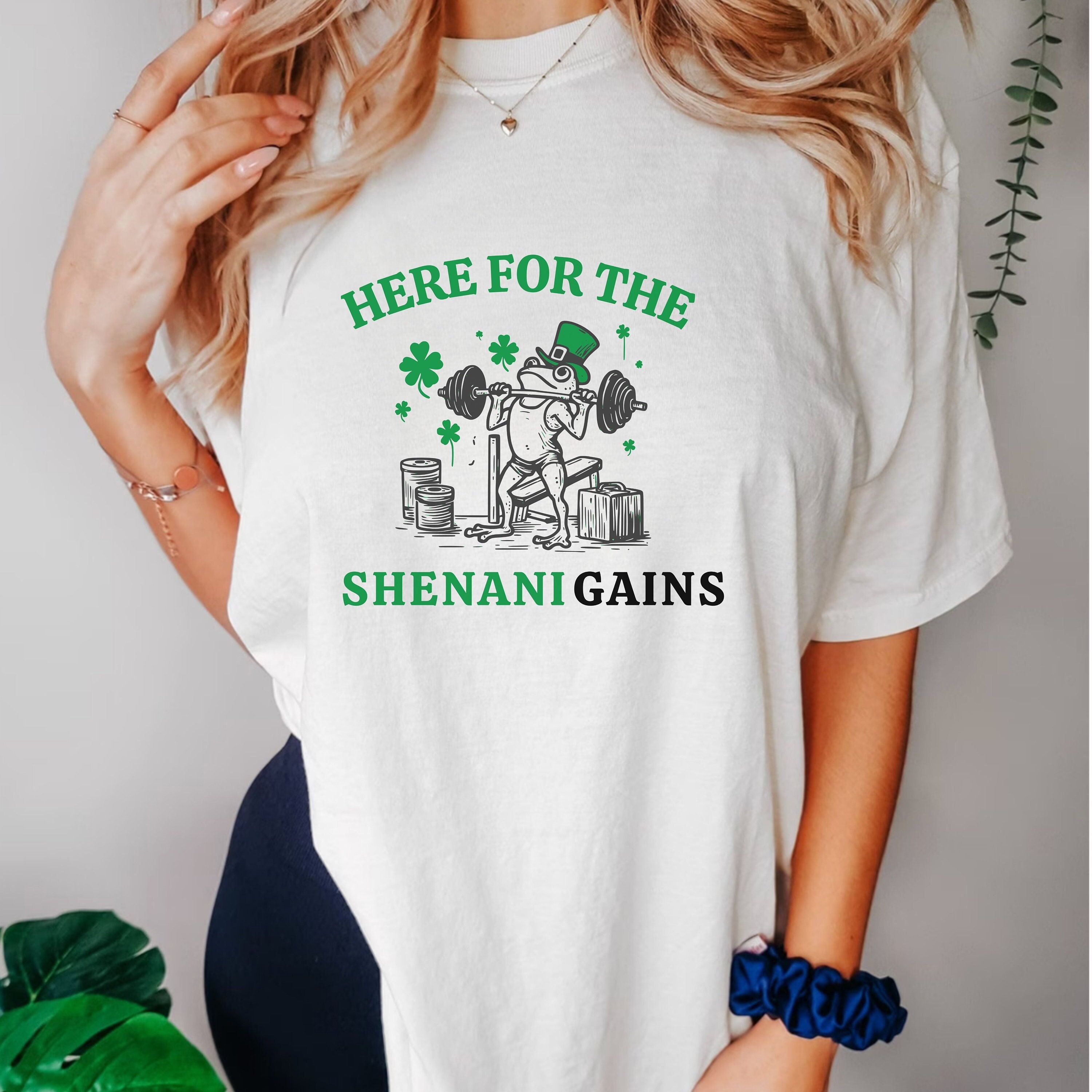 Here For The Shenanigans Leprechaun Raccoon St Patricks Day T-Shirt Here For The Shenanigans Leprechaun Raccoon St Patricks Day T-Shirt