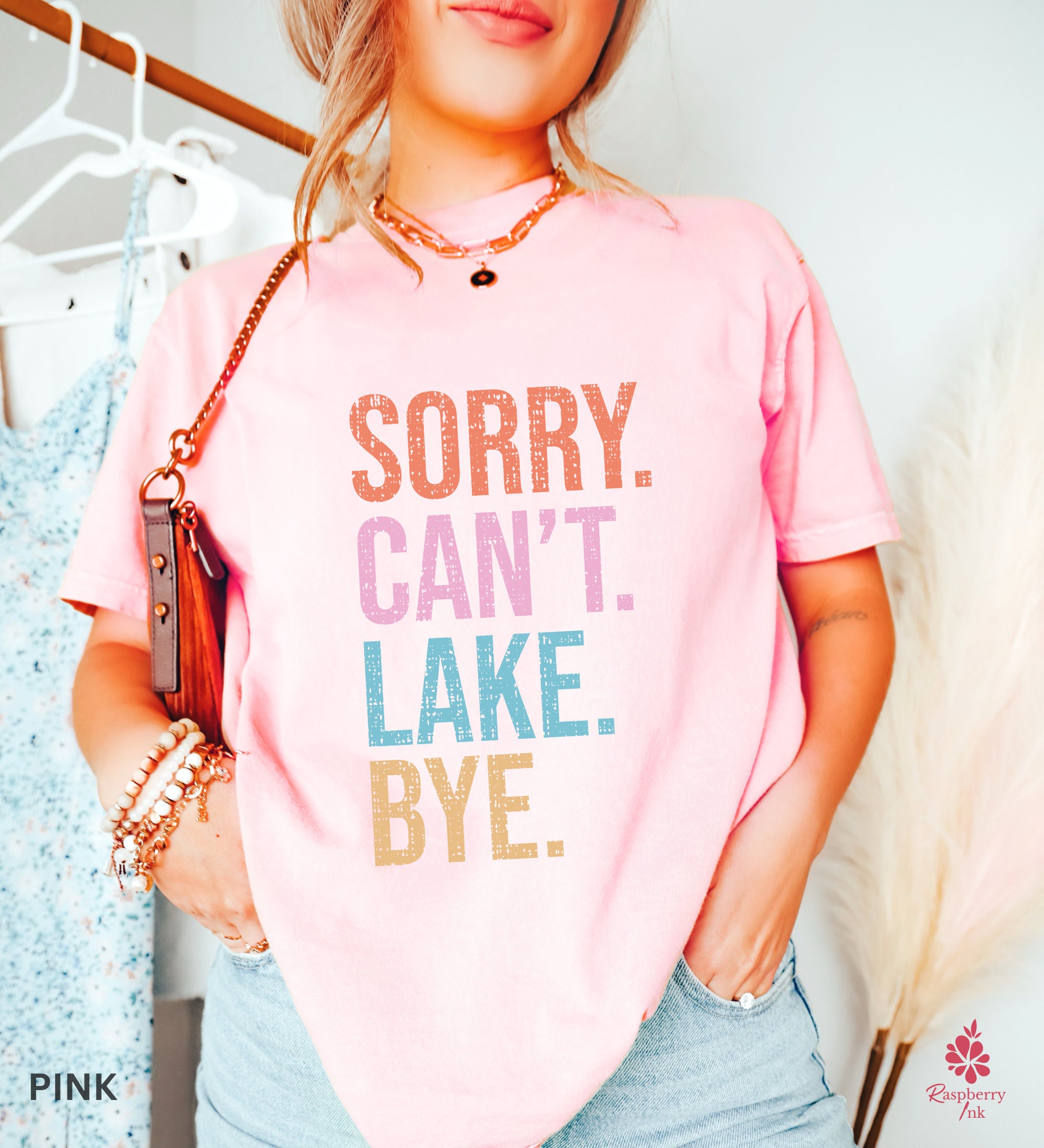 Sorry Can't Lake Bye Shirt for Women Lake Bum Fishing Boat - Etsy