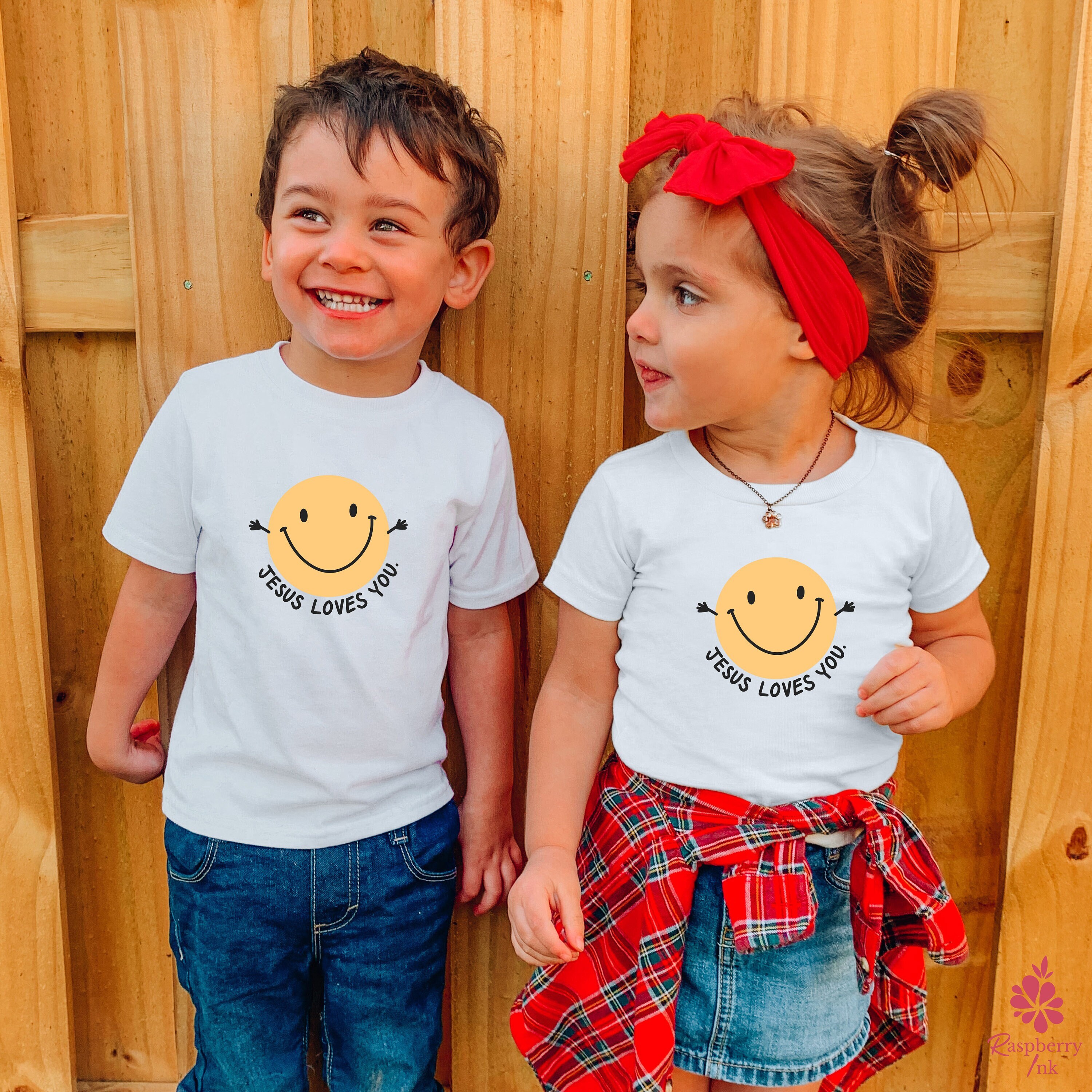 Short Sleeve Kid Jesus Tshirt | Catholic Tshirt | Jesus Shirt