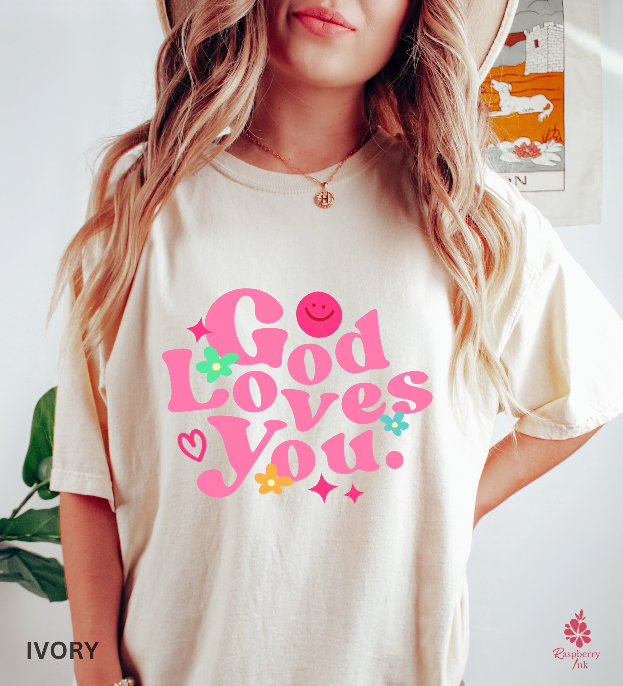 Comfort Colors® God Loves You Shirt Jesus Loves You Shirt - Etsy
