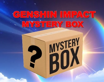 Genshin Impact Mystery Box/Bag Character Keychains Pins Jewelry Standee Figure Scaramouche Venti Childe Xiao Kazuha  Furina Arlecchino hutao