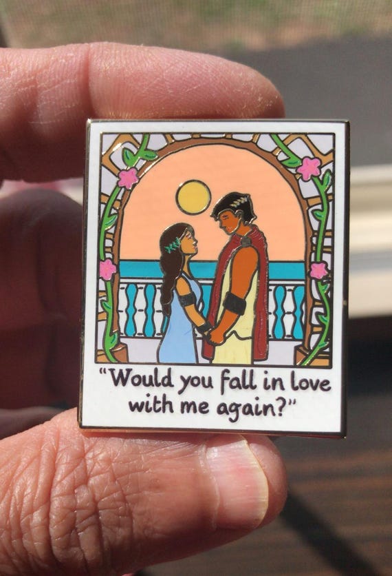 EPIC Odysseus & Penelope Polaroid Hard Enamel Pin | Epic The Musical | musical lover gift, brooch