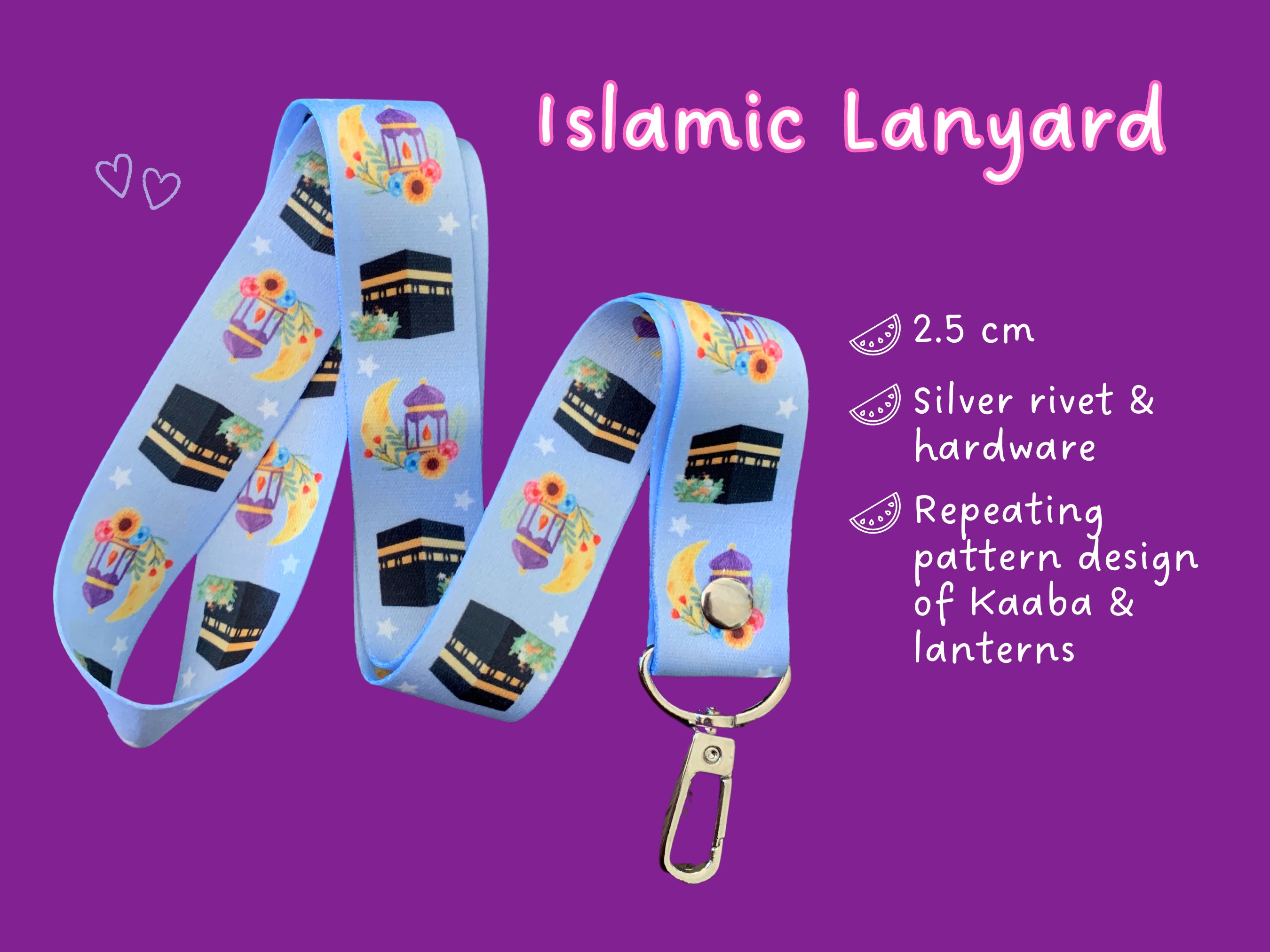 Islamic Lanyard | Kaaba Art | Ramadan & Eid | Muslim Gifts - Etsy