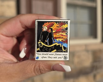 Hunger Games Polaroid Hard Enamel Pin | Katniss & Peeta | Suzanne Collins | bookish lover gift, brooch, pin