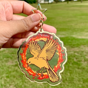 Mockingbird Gold Edge Keychain | Bookish | Dystopia