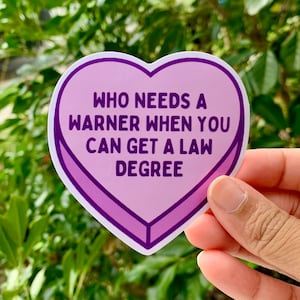 Law Baddie Sticker | Cute sticker for law student