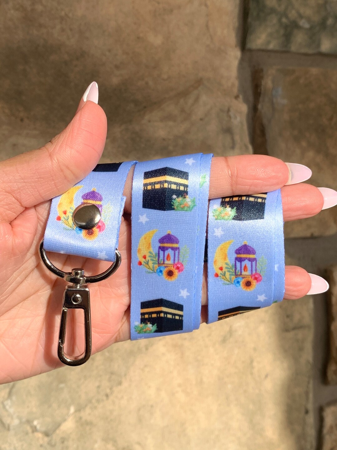 Islamic Lanyard | Kaaba Art | Ramadan & Eid | Muslim Gifts - Etsy