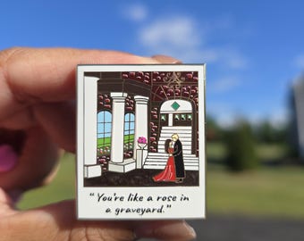 Alchemised Polaroid Hard Enamel Pin | SenLinYu | bookish lover gift, pin