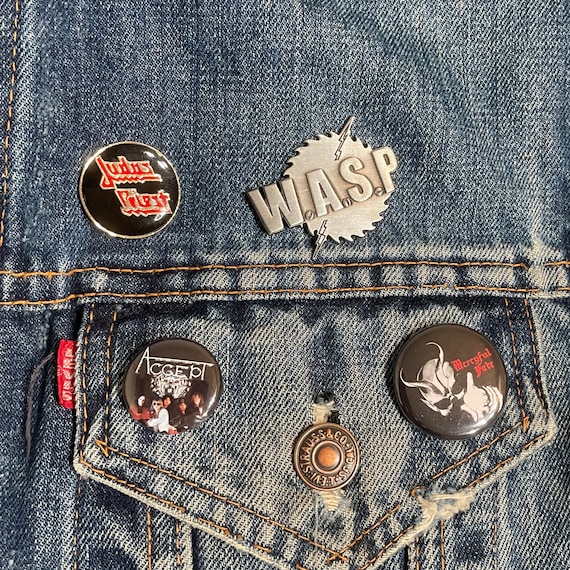 eddie munson jean jacket patches