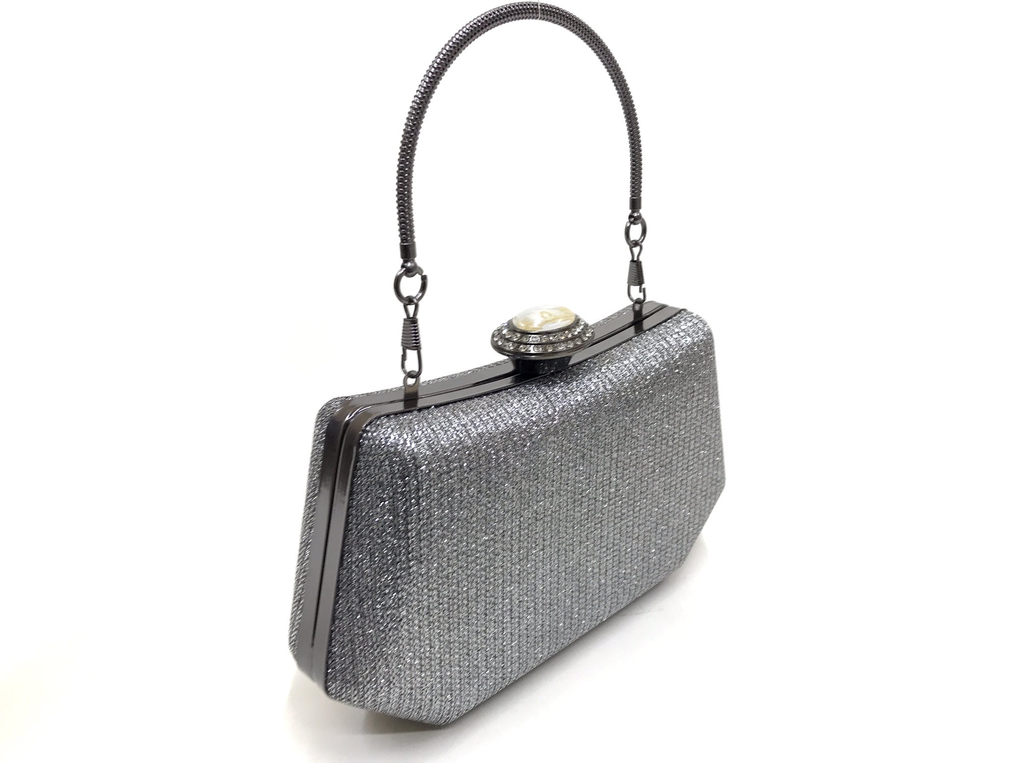 Pewter clutch evening bag hotsell