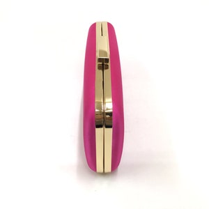 The Edit - Fuchsia Retro Clasp Top Bag main image 1