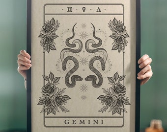 gemini tarot card tattoo