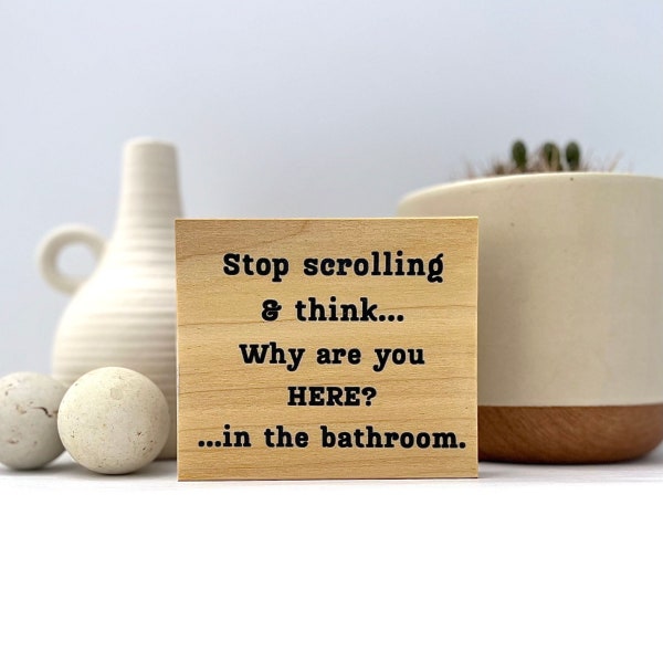 Funny Bathroom Signs - Etsy Canada