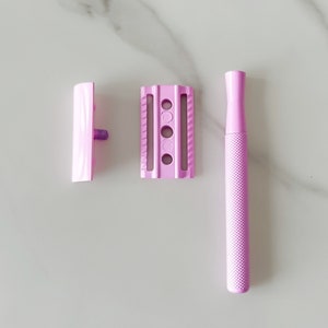 Seafoam Green Safety Razor | Eco-friendly Reusable Razor With Stand + 5 ...