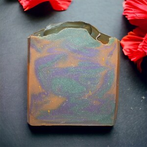 Sapone naturale fatto a mano Midnight Poppy / Regalo per lei / Regalo di compleanno