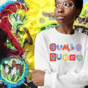 Gumbo Queen | Cajun Christmas Sweatshirt | Cajun Christmas Sweater | Southern Belle | Cajun Bayou Queen