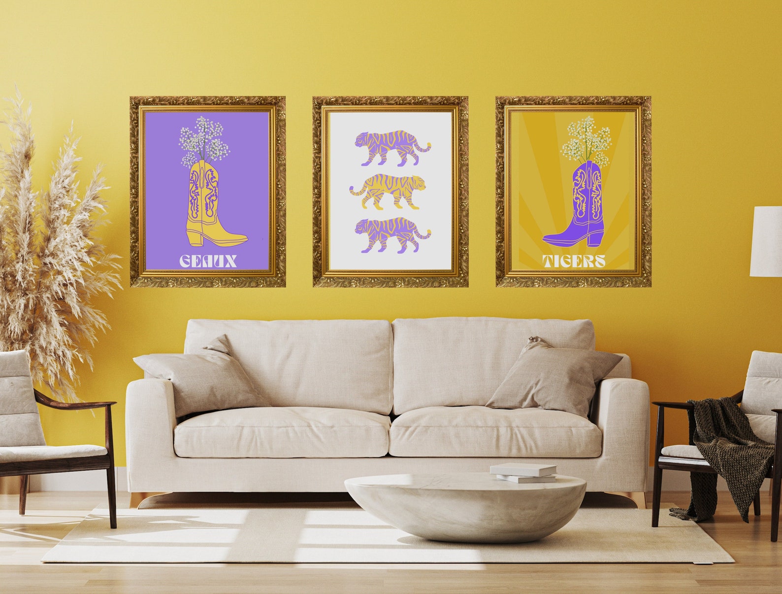 Tiger Printable Wall Art Digital Download Preppy Poster Pack College