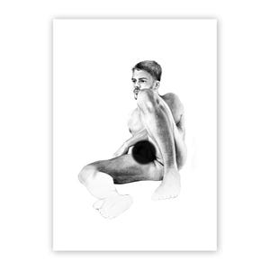 Art Print Male Figure Gay Art Wall Decor Man Body Digital Download