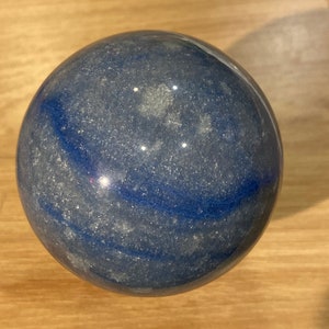 Awesome Natural Blue Aventurine Sphere-Crystal Ball