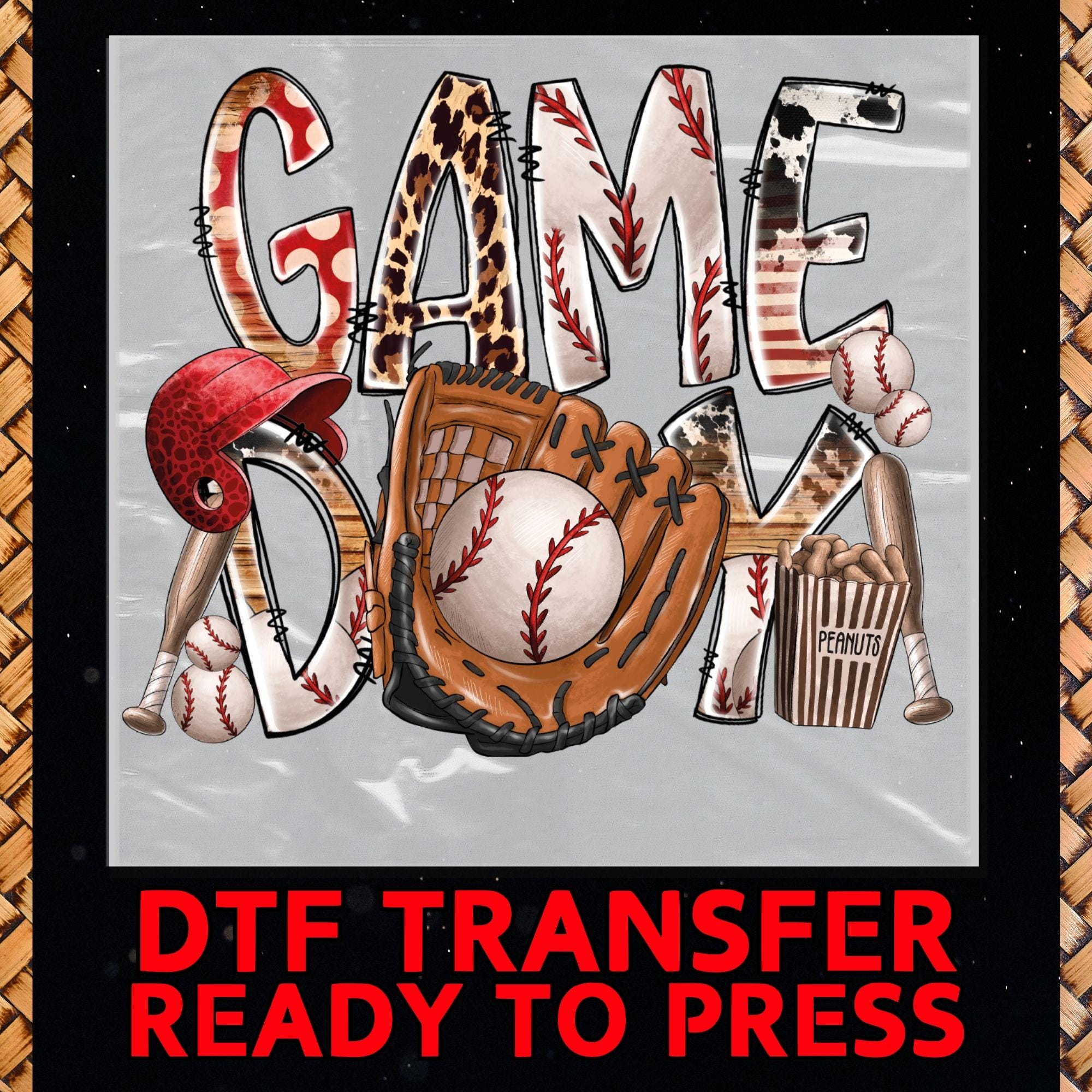Baseball Game Day DTF Transfer Baseball Mama DTF Transfer Baseball Mom DTF Transfer Baseball, Baseball Mom Apparel Prints