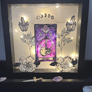 Tarot Card Shadow Box