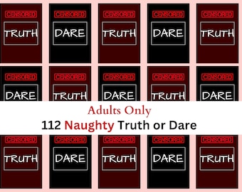 Truth or Dare Couples Games , Adult Game Cards , Date Night Games , Drinking Game , Instant Download , Card Games , Digital Download