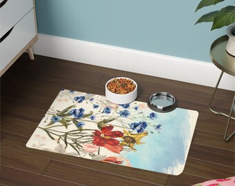 Wonderful blue sky, Pet Food Mat (12x18)