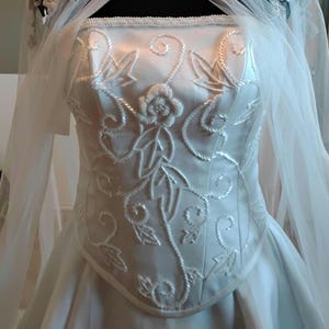 Basken Taille Trägerloses Korsett Top Brautkleid