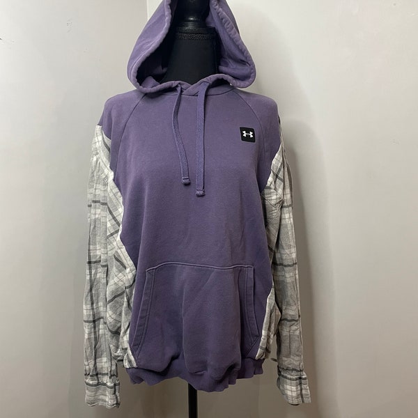 Under Armour upcycled hoodie rework