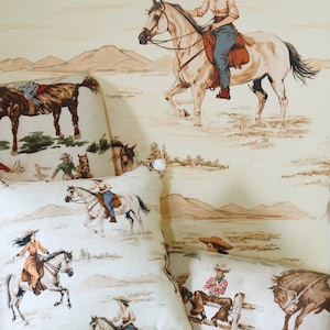 Cowgirl Wallpaper, Removable Peel and Stick
