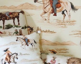 Cowgirl Wallpaper, Removable Peel and Stick