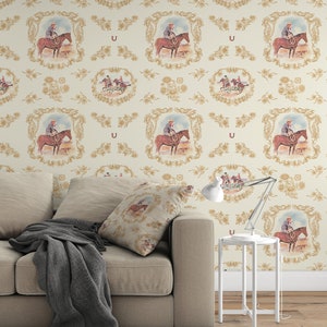 Cowboy Wallpaper, Removable Peel and Stick