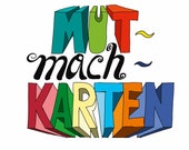 32er Set Affirmationskarten für Kinder, Postkarten, Affirmationen, stärkende Sprüche, Mutmachkarten Kinder, Ermutigungskarten für Kinder, A6