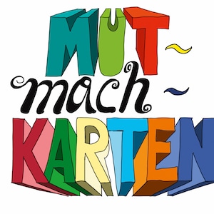 32er Set Affirmationskarten für Kinder, Postkarten, Affirmationen, stärkende Sprüche, Mutmachkarten Kinder, Ermutigungskarten für Kinder, A6